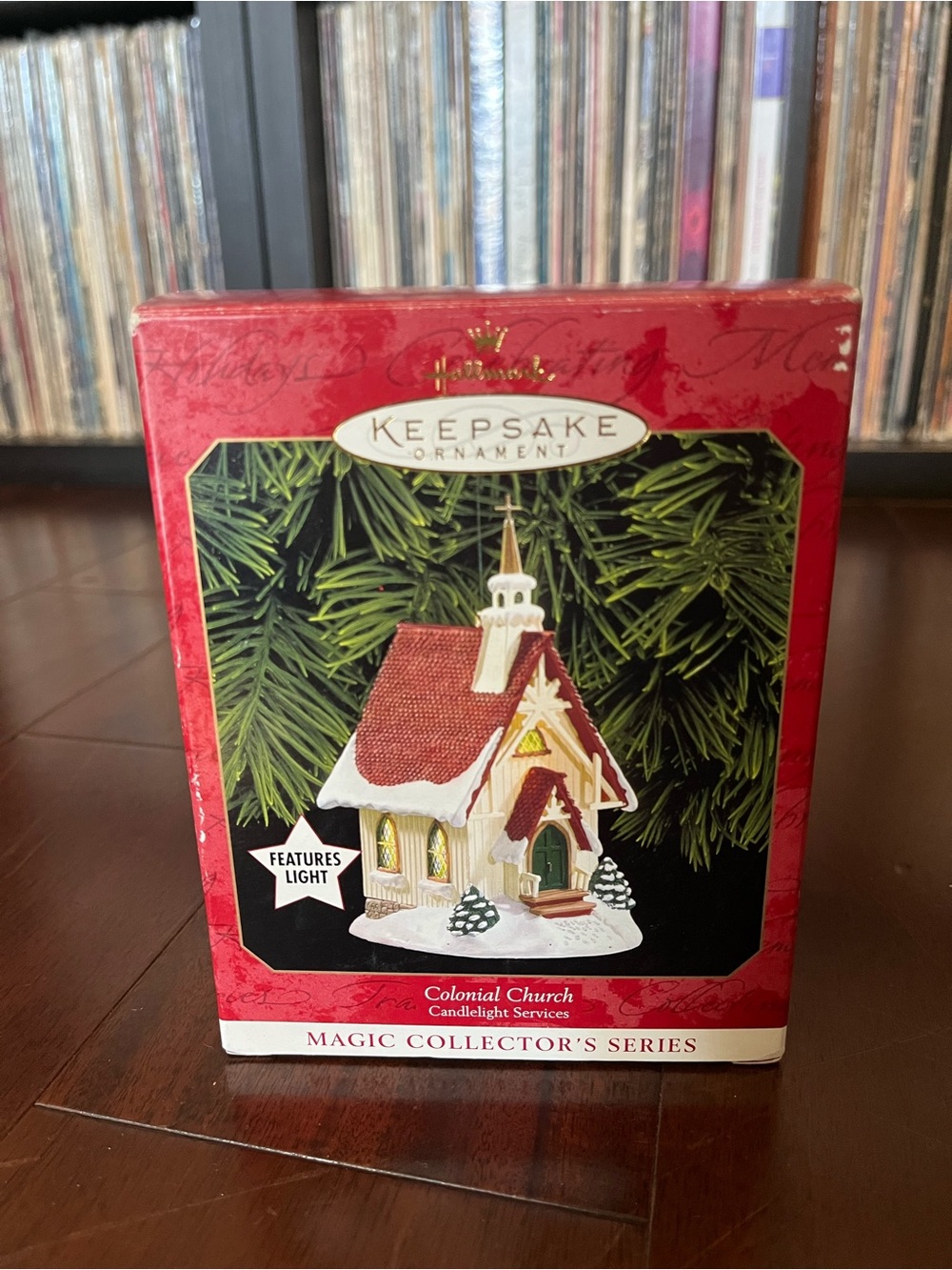 1999 colonial church hallmark magic collectors series ornament keepsake
